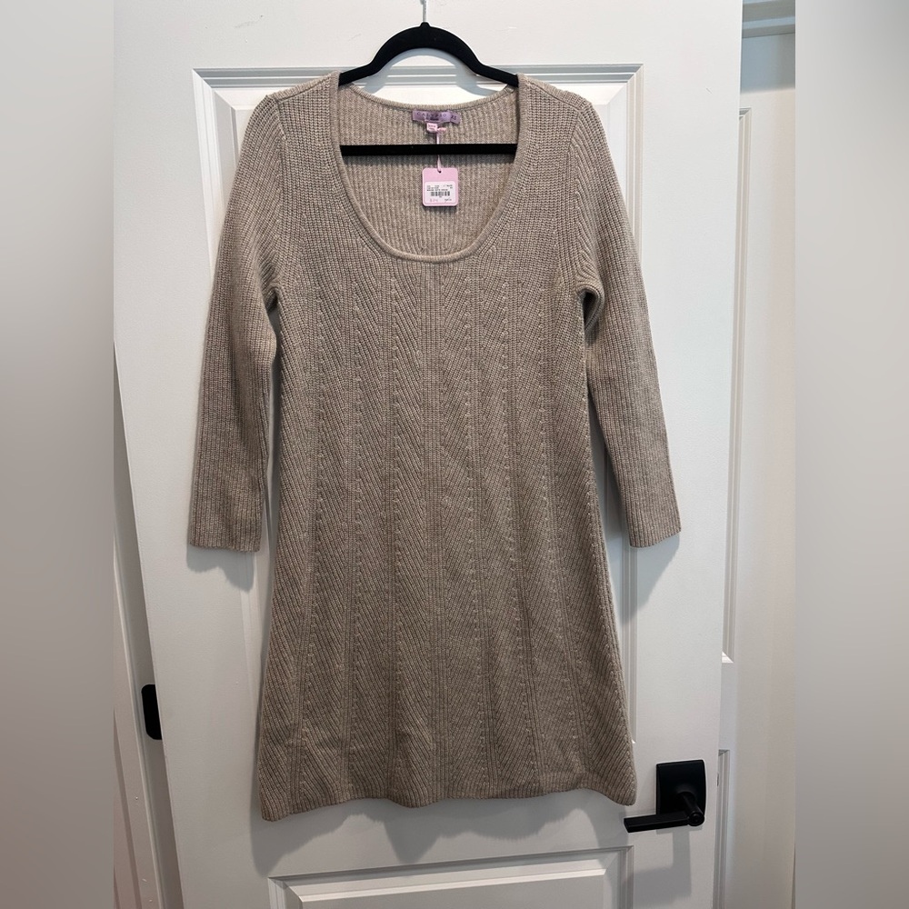 Calypso St. Barth Taupe Knit Dress